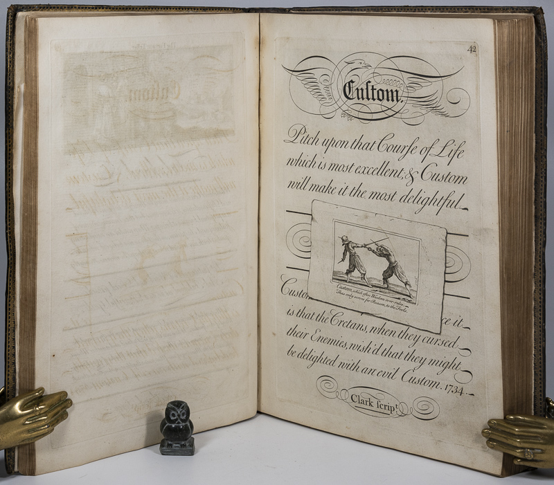 Bickham, The Universal Penman. - West Coast Rare Books