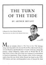 Brown, The Turn of the Tide - A Report.