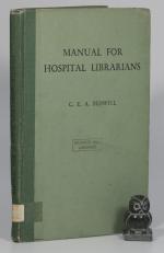 Bedwell, Manual for Hospital Librarians.