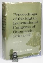 Blok, Proceedings of the Eighth International Congress of Onomastic Sciences.