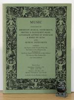 Music. Catalogue of Printed & Manuscript Music, Books on Music & Musical Instruments.