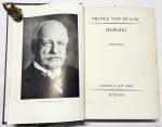 Prince von Bülow (Bulow). Memoirs. 1903 - 1909 & 1909 - 1919.