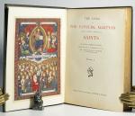 Butler, The Lives of the Fathers, Martyrs and other Principal Saints.