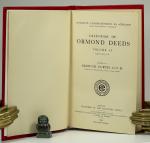 Curtis, Calendar of Ormond Deeds.