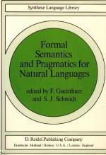 Formal Semantics and Pragmatics for Natural Languages.