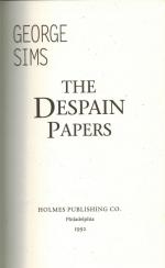 Sims, The Despain Papers.