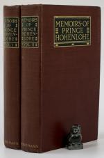 Memoirs of Prince Chlodwig of Hohenlohe Schillingsfuerst.