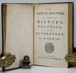 Dodsley, The Annual Register, or a View of the History, Politics, and Literature