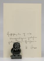 Collection of Autographed Material and Art / Sammlung Signierter Texte und Zeich