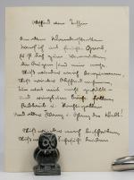 Collection of Autographed Material and Art / Sammlung Signierter Texte und Zeich