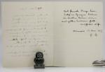 Collection of Autographed Material and Art / Sammlung Signierter Texte und Zeich