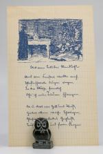 Collection of Autographed Material and Art / Sammlung Signierter Texte und Zeich