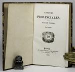 Pensees Fragments et Lettres de Blaise Pascal & Lettres Provinciales par Blaise 