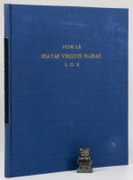 Horae Beatae Virginis Mariae Juxta Ritum Sacri Ordinis Praedicatorum. Jussu Edit